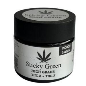 High Grade Flower - Sticky Green Sativa THC-A + THC-P