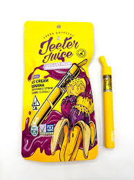 Ice Cream Banana - Indica Jeeter Juice 2000mg Disposable Straw