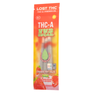 Strawberry Haze - Sativa Lost THC-A VVS Sugar Pre Rolls