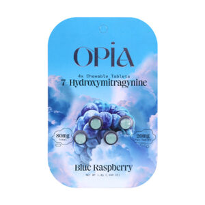 Opia Blue Raspberry Chewable Tablets